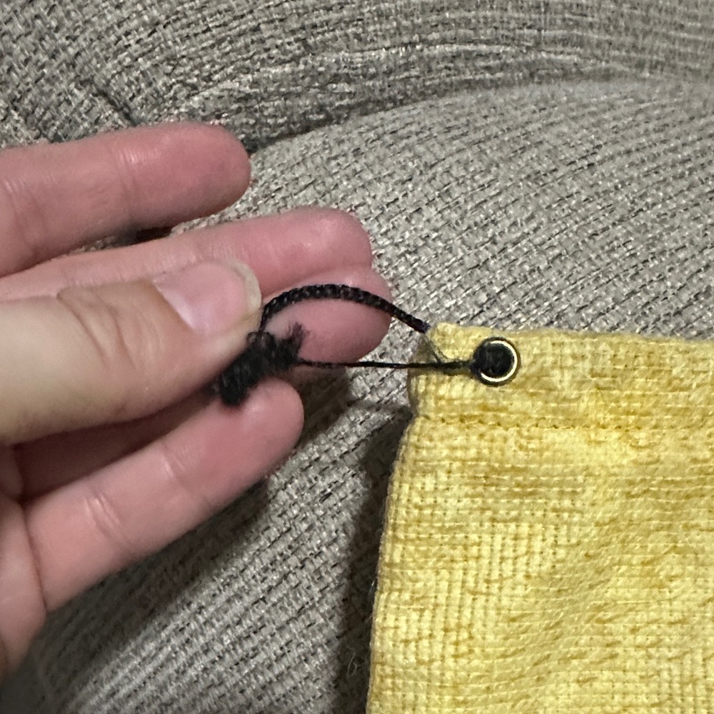 Fendi Yellow Drawstring Pouch - Picture 3 of 5